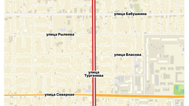  В Краснодаре перекроют участок улицы Тургенева 
