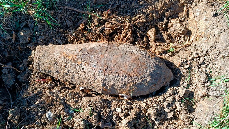 Авиабомбу весом 50 кг нашли на пастбище в Анапе 