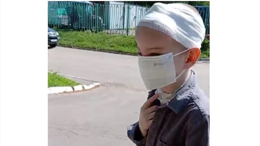 Мальчику из Сочи, пострадавшему от хаски, назначили пластику носа на 14 июля
