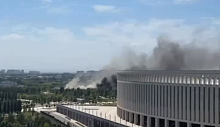 В парке Галицкого произошел пожар возле стадиона ФК «Краснодар»
