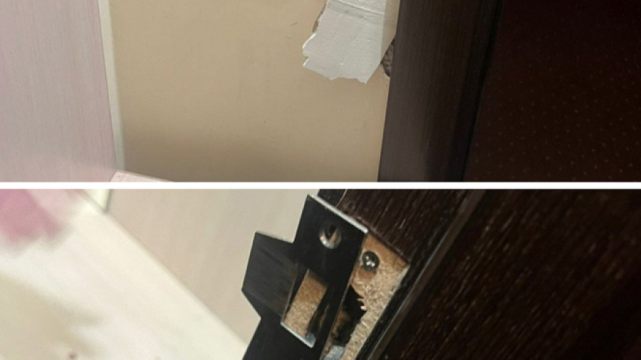 В Краснодаре женщина устроила дебош в гостинице и повредила стену