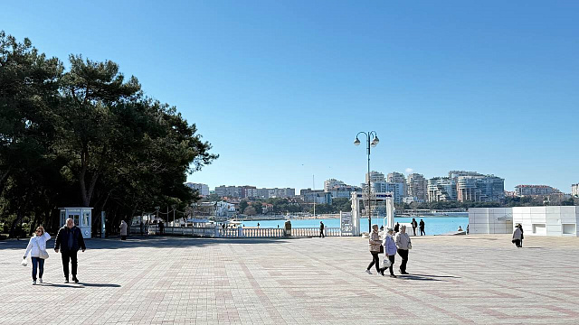 В Геленджике,  а также на курортах Кубани 10 марта прогнозируют погоду с преобладанием солнца и температурным максимумом +12°С