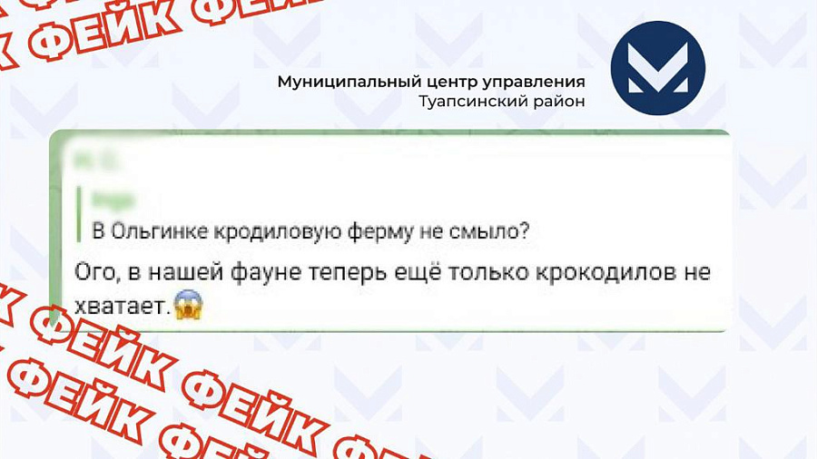 Власти Туапсинского района опровергли информацию о смытой после наводнения крокодиловой ферме