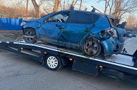 В Краснодарском крае 17-летний подросток устроил аварию с опрокидыванием автомобиля