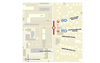 В Краснодаре на Гаражной изменится схема движения из-за ремонта сетей ливневки