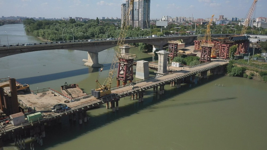 Новый Яблоновский мост в Краснодаре сдадут на год раньше намеченного срока