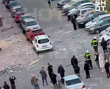 Десяток автомобилей посекло осколками при падении БПЛА в Прикубанском округе Краснодара   