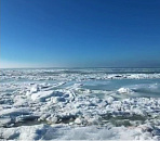 Азовское море замерзло у берегов Кубани из-за рекордных морозов