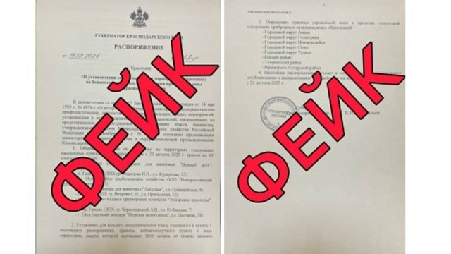 Оперштаб Кубани опроверг фейк о введении карантина по бешенству на прибрежной зоне
