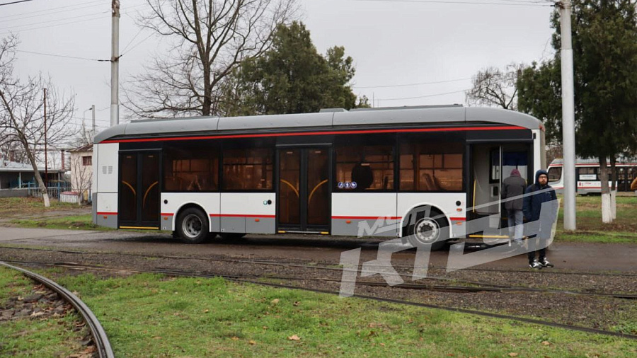В Краснодар доставили первый электробус Volgabus 