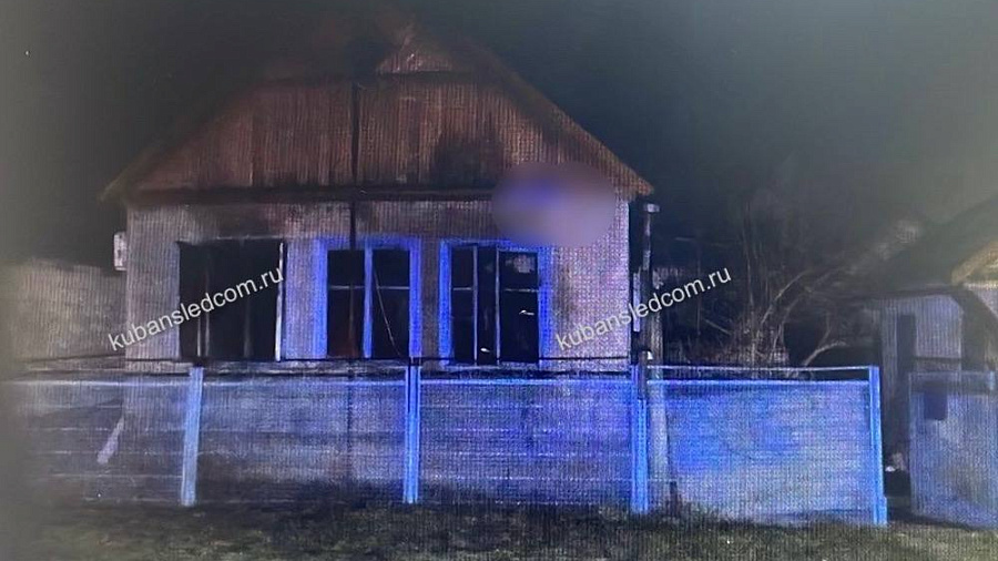 В Крымском районе во время пожара погибла женщина