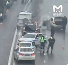 В центре Москвы вспыхнула машина бывшего вице-президента «Росгосстраха» Игоря Мировского