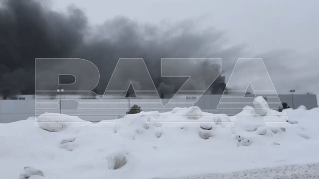 В Калуге произошел пожар на бывшем заводе Volkswagen