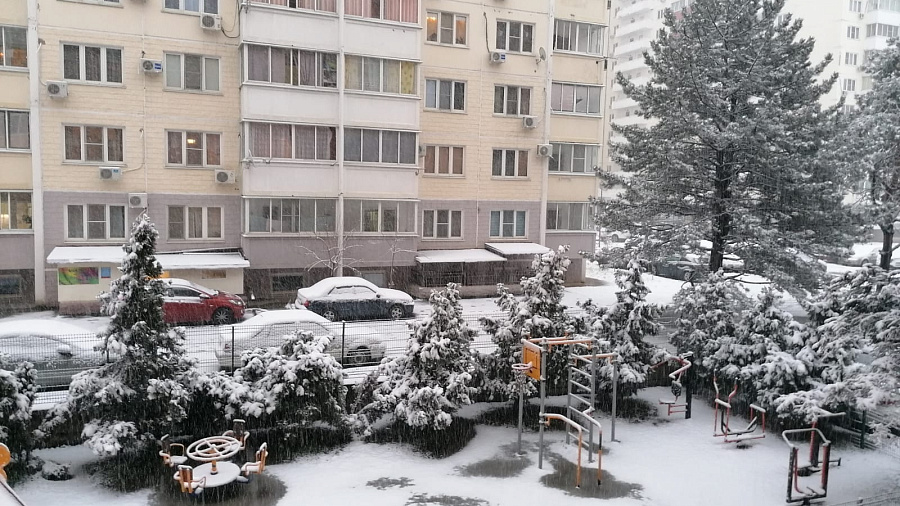В Краснодаре и крае в середине недели ожидается усиление морозов, гололедица и снег при шквалистом ветре