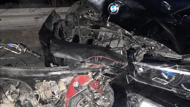 В Славянске-на-Кубани в страшной аварии с мопедом и «BMW» погибли мужчина и ребенок