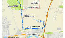 В Краснодаре изменится схема движения автобусного маршрута № 19