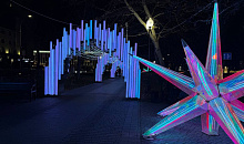 Новогодние огни на улице Красной в Краснодаре погаснут 15 января