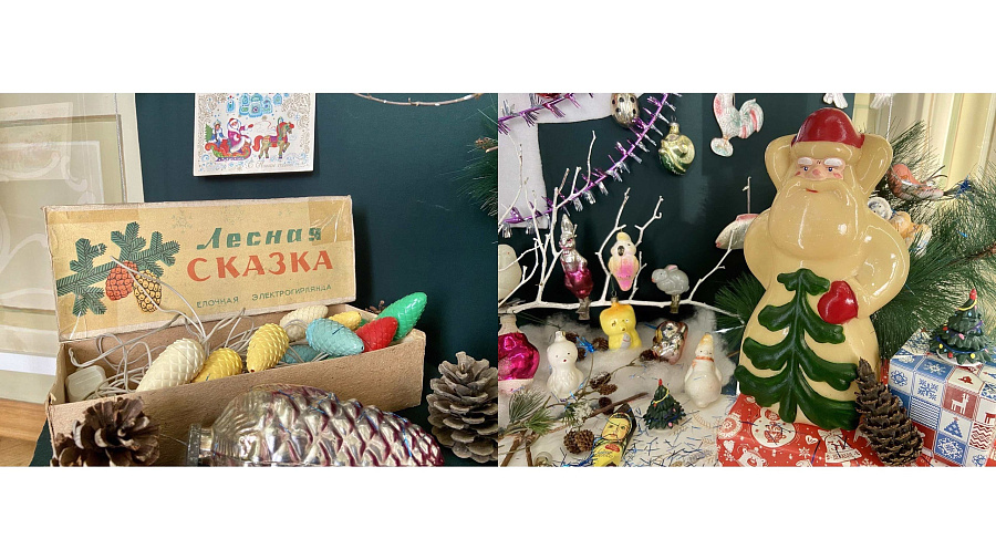 Экскурсия в детство: в Краснодаре открылась выставка новогодних игрушек из СССР «Когда зажигаются елки»