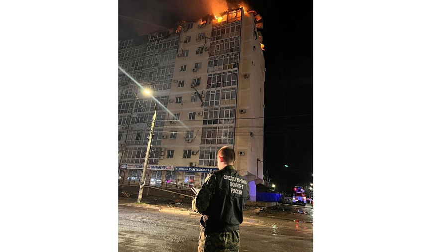 В Анапе по факту пожара в многоэтажке на улице Объездной возбудили уголовное дело