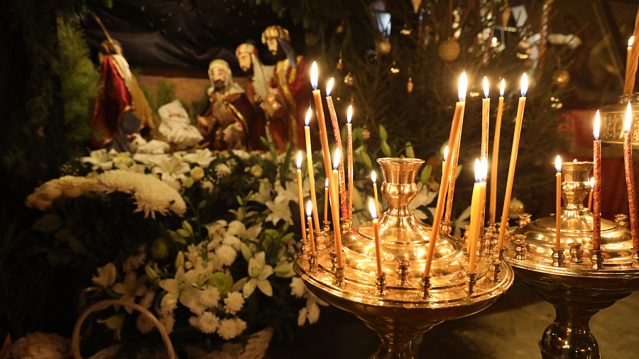 В Краснодарском крае православные отмечают Рождество Христово