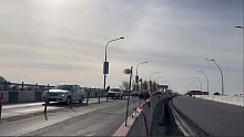 На Тургеневском мосту в Краснодаре меняют схему движения из-за открытия обновленной половины