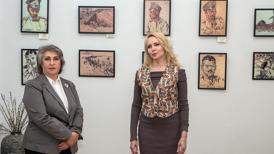 В Краснодаре открылась выставка репродукций живописных и графических картин «Сологуб: возвращение домой»