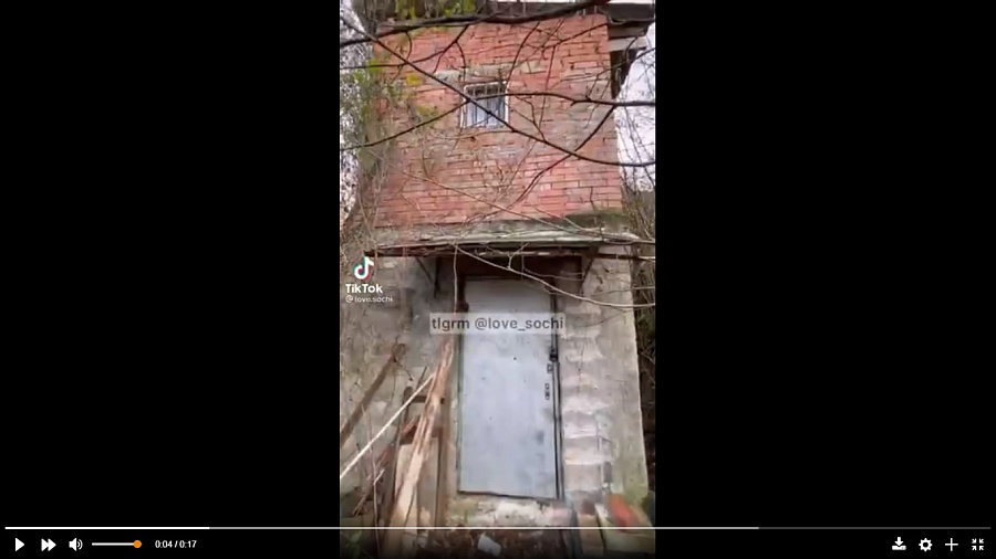 В интернете появилось видео самого дешевого дома в Сочи стоимостью в 1 млн рублей