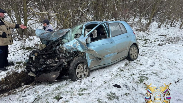 Непогода и высокая скорость стали причиной смертельной аварии в Кореновском районе