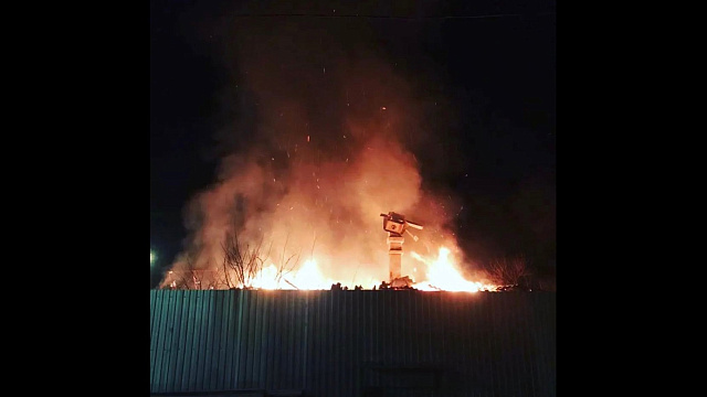 В Туапсинском районе произошел пожар из-за неосторожного курения. Погиб 48-летний мужчина