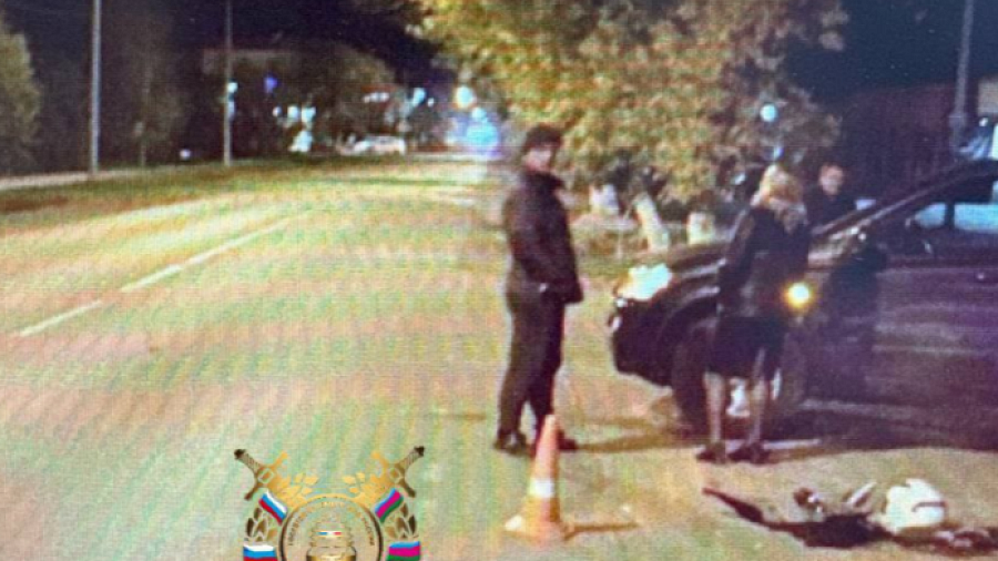 В Северском районе иномарка наехала на мотоциклиста 