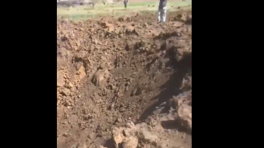 В Сети появилось видео с огромной воронкой в Краснодарском крае