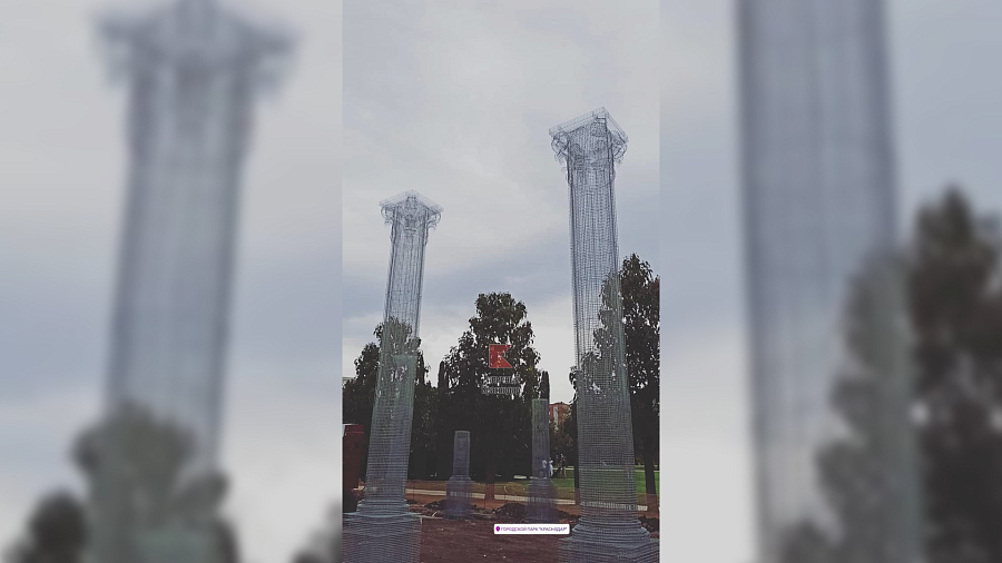 В парке Краснодар появятся древнегреческие античные колонны