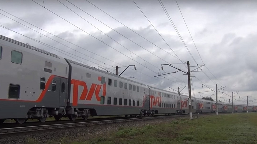 Ростовчане смогут ездить в Сочи на двухэтажном поезде