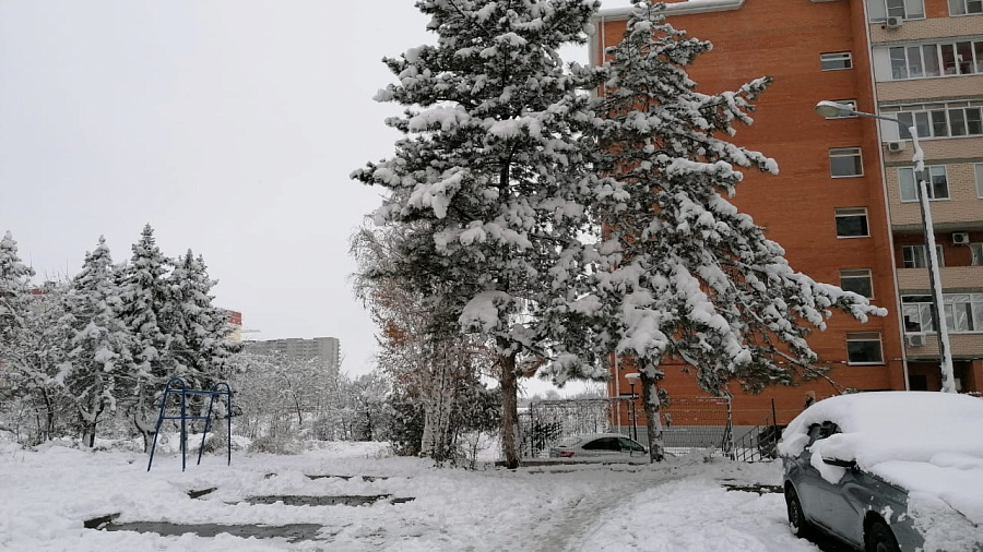 В субботу в Краснодаре и крае  ожидается усиление морозов до 9°C и туман