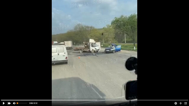 Появилось видео смертельного ДТП на трассе Краснодар-Верхнебаканский