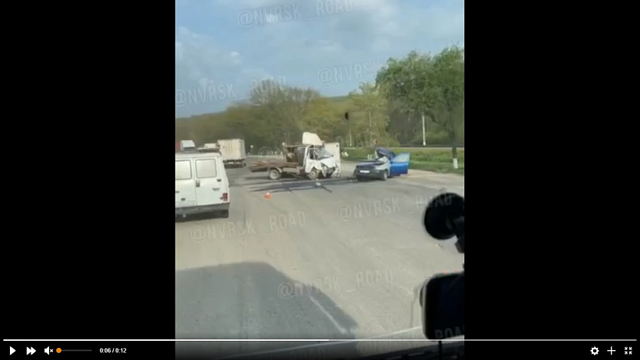 Появилось видео смертельного ДТП на трассе Краснодар-Верхнебаканский