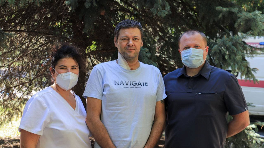 В Краснодаре врачи COVID-госпиталя спасли 38-летнего мужчину с 100 процентами поражения легких