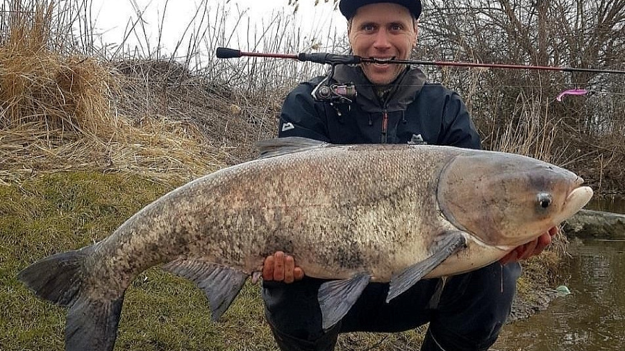 «Монстр с глубины»: в Краснодарском крае рыбаки выловили 20-килограммового судака