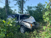 Двое погибли при столкновении авто с деревом в Краснодарском крае