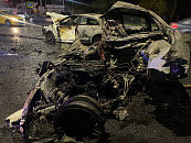 Трое сгорели заживо в адском ДТП на Ростовском шоссе в Краснодаре