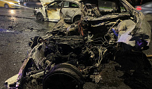 Трое сгорели заживо в адском ДТП на Ростовском шоссе в Краснодаре