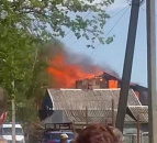 Пожар в Горячем Ключе полностью уничтожил три частных дома
