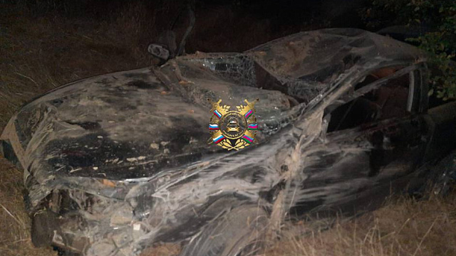 В Абинском районе пассажир иномарки погиб в лобовом ДТП