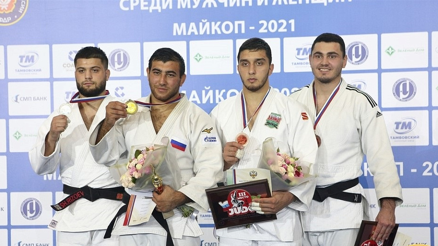 Спортсмены из Краснодарского края завоевали медали на чемпионате России по дзюдо в Майкопе