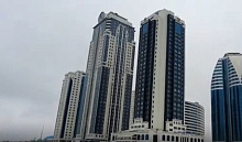 «Грозный-Сити» в Чечне загорелся после удара БПЛА