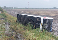 В Северском районе рейсовый автобус с 32 пассажирами попал в аварию