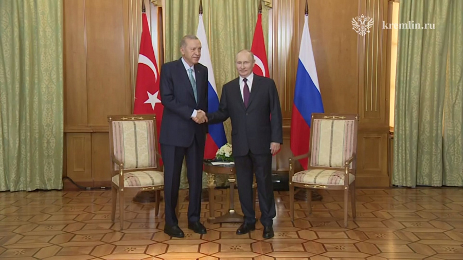 В Сочи на переговоры с Владимиром Путиным прибыл президент Турции Реджеп Тайип Эрдоган