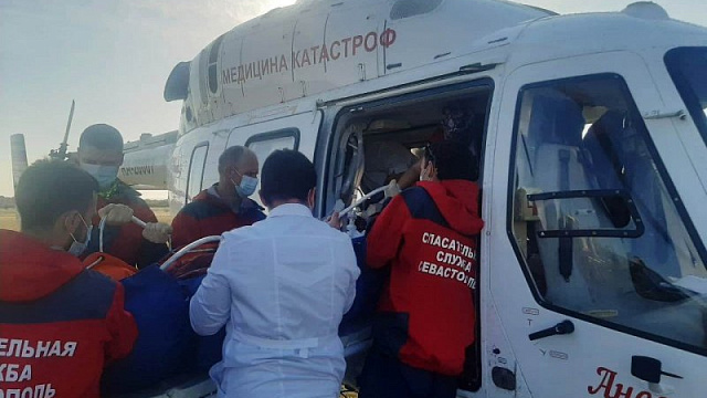 Девочку с ожогами 85 процентов тела доставили в Краснодар санавиацией из Севастополя