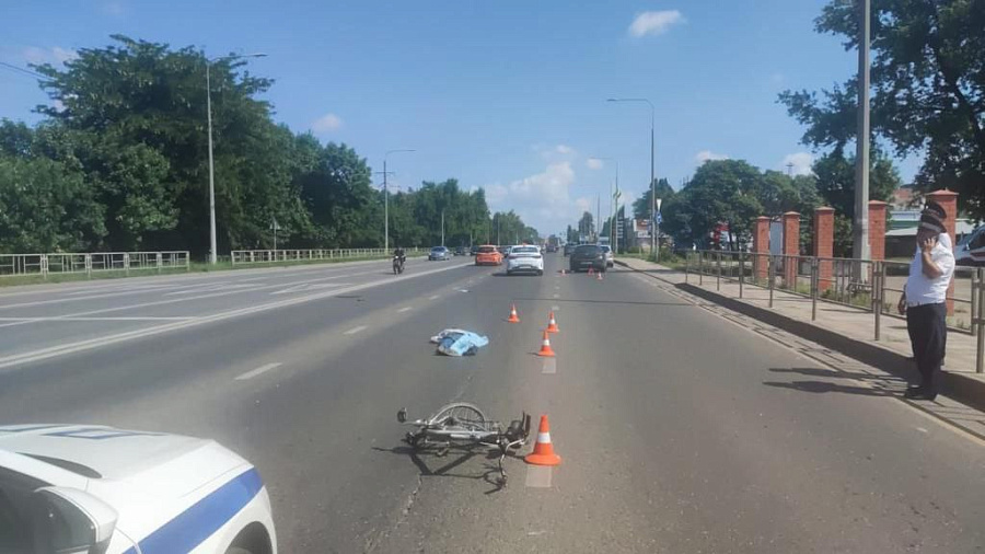 В Краснодаре 22-летний водитель «Opel» насмерть сбил велосипедиста