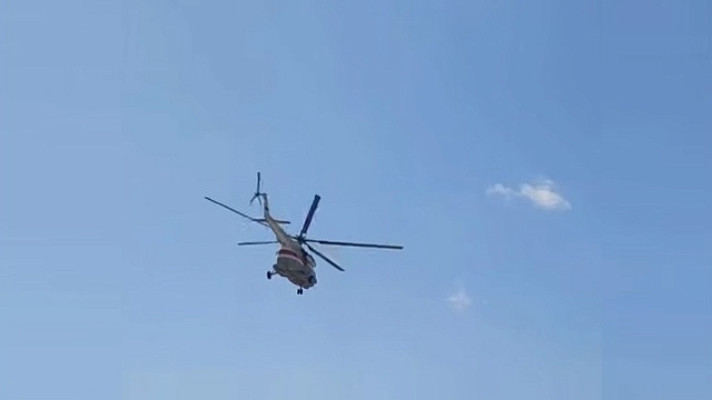 Спасатели эвакуировали туристку с горного приюта Фишт вертолетом в Сочи